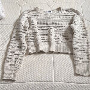 Women's Cream Knit Sweater